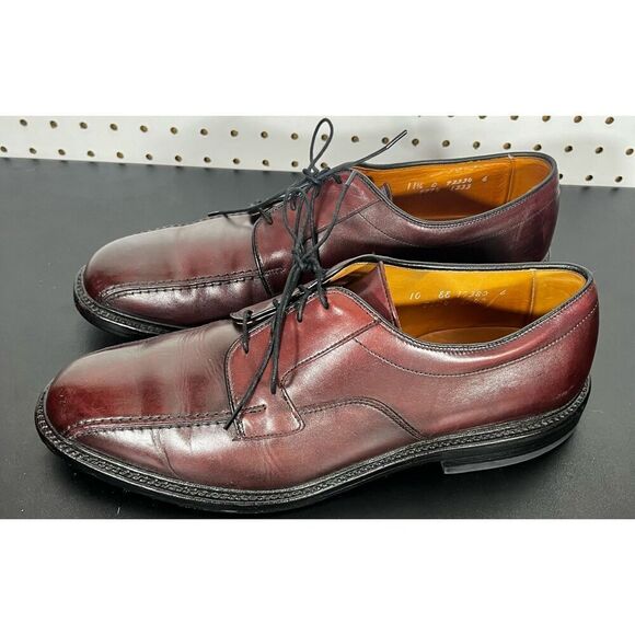 Allen Edmonds Hillcrest Leather Blucher Bicycle Toe Dress Shoe size 10 main image 9